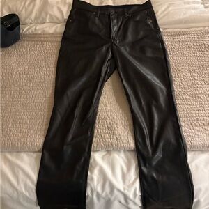 GAP Black Leather Pants